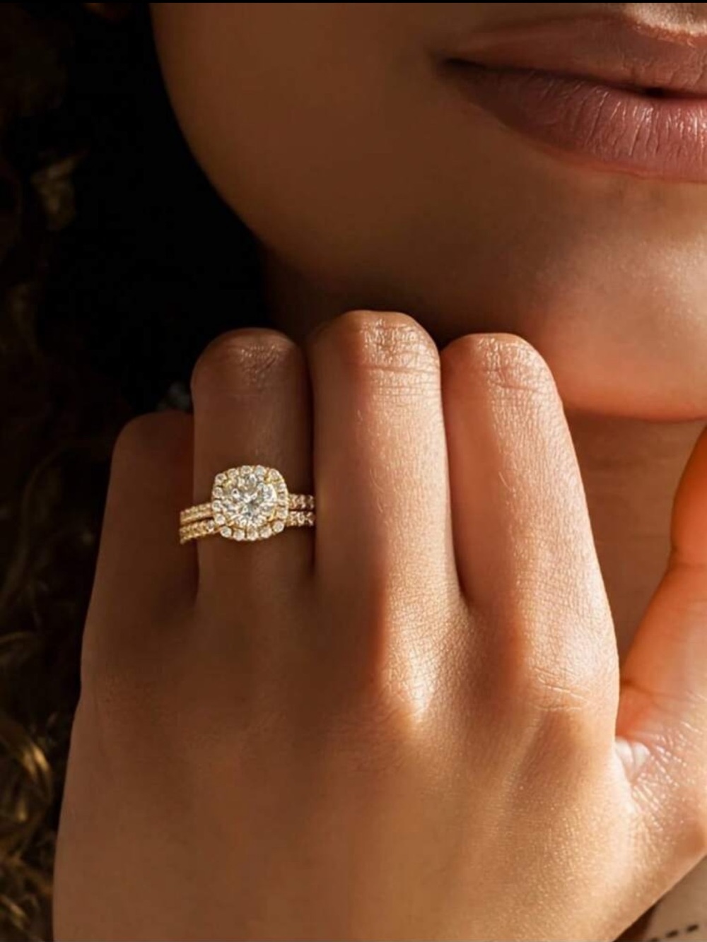 Gold ring set - Picture 4 of 4